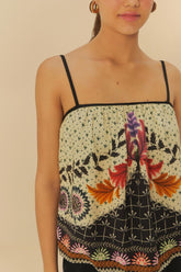 BLUSA REGATA TAPETE DE ARARA 338007 FARM RIO